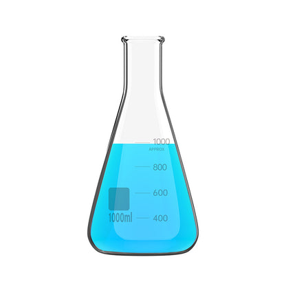 Glass erlenmeyer flask