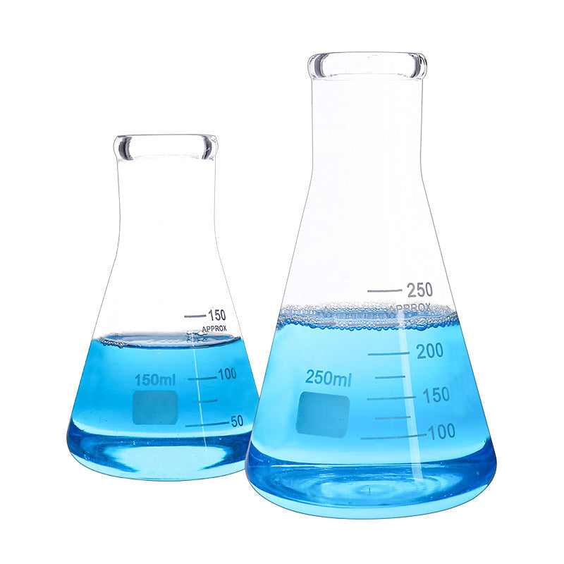 Glass erlenmeyer flask