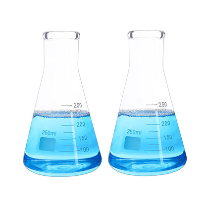 Glass erlenmeyer flask