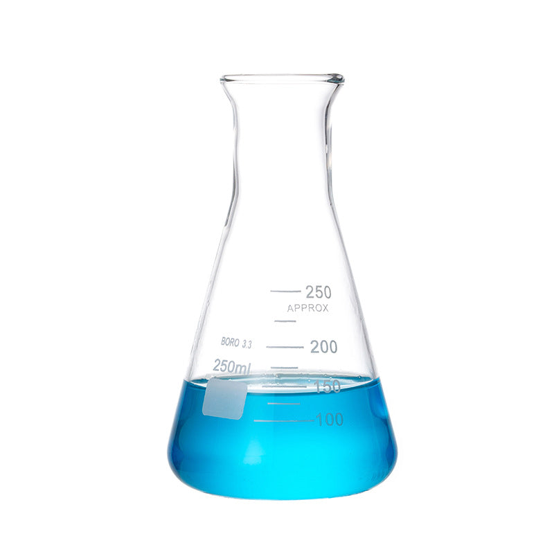 Glass erlenmeyer flask