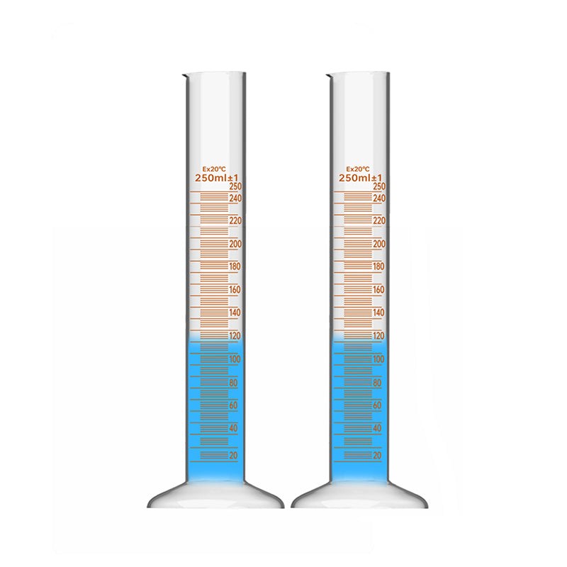 Glass measuring cylinder