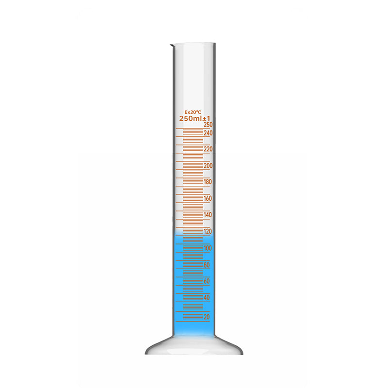 Glass measuring cylinder