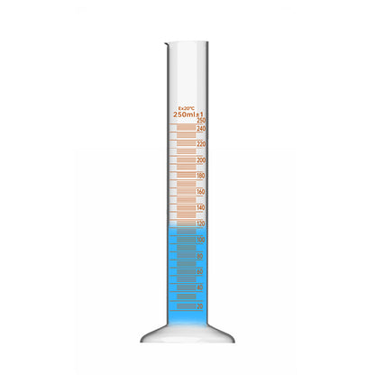 Glass measuring cylinder