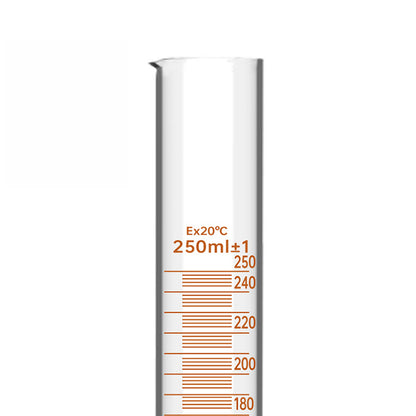 Glass measuring cylinder