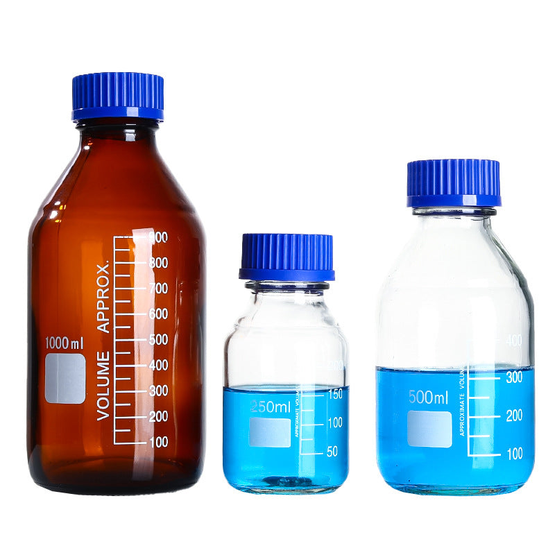 Blue cap reagent bottle