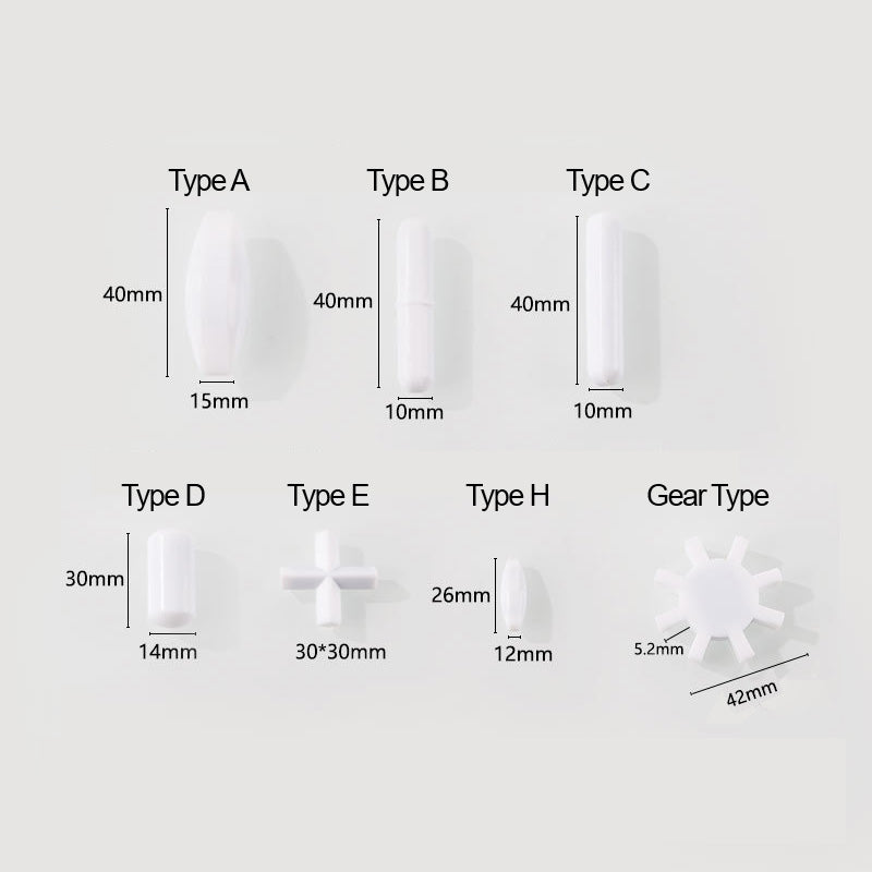 PTFE-coated magnetic stir bar type B