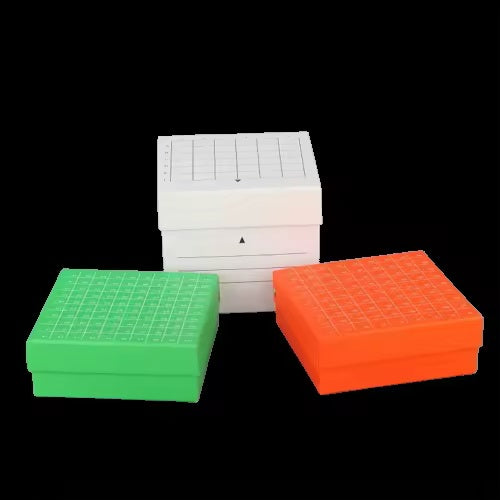 Paper cryovial tube box