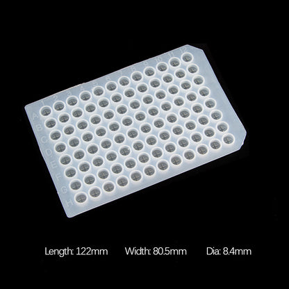 Silicon cover for deep well plate