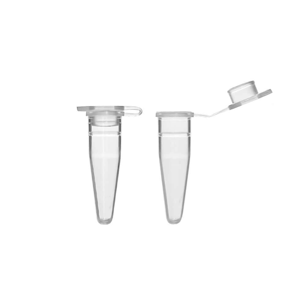 0.2mL 0.5mL single PCR tube with attached cap micro centrifuge tube