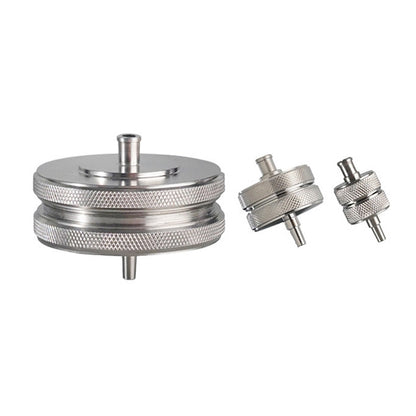 Stainless steel syringe filter holder