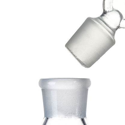 Glass stoppered erlenmeyer flask